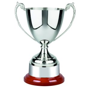 Image showing Buckingham nickel plated trophy cup