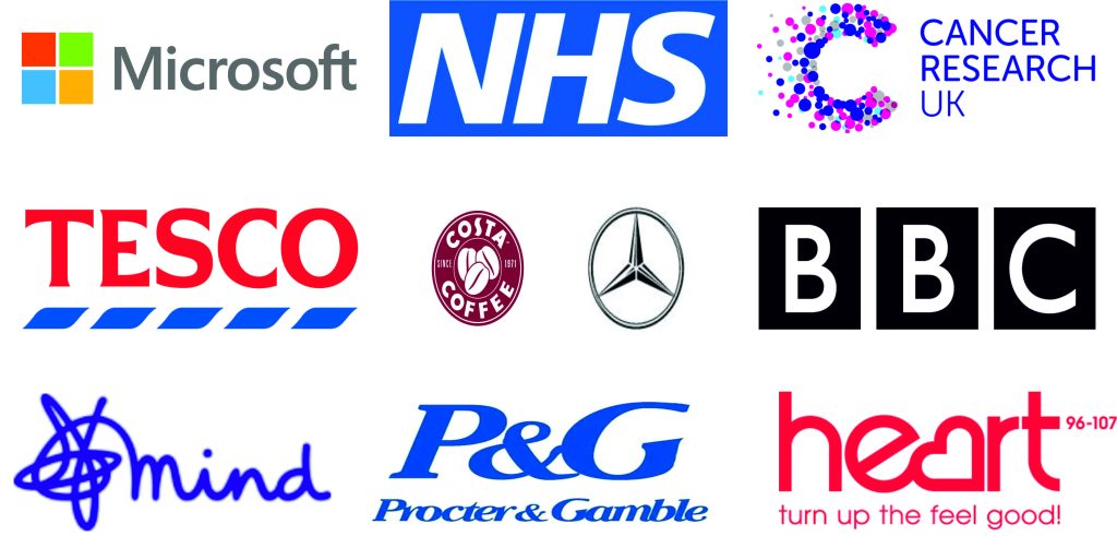 Image showing a collage of companies we are proud to have worked with