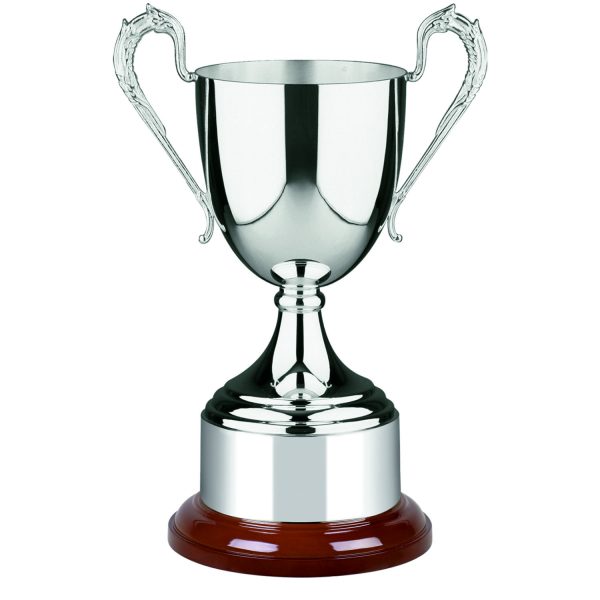 Image showing Swatkins silver plated trophy cup from the colonial range